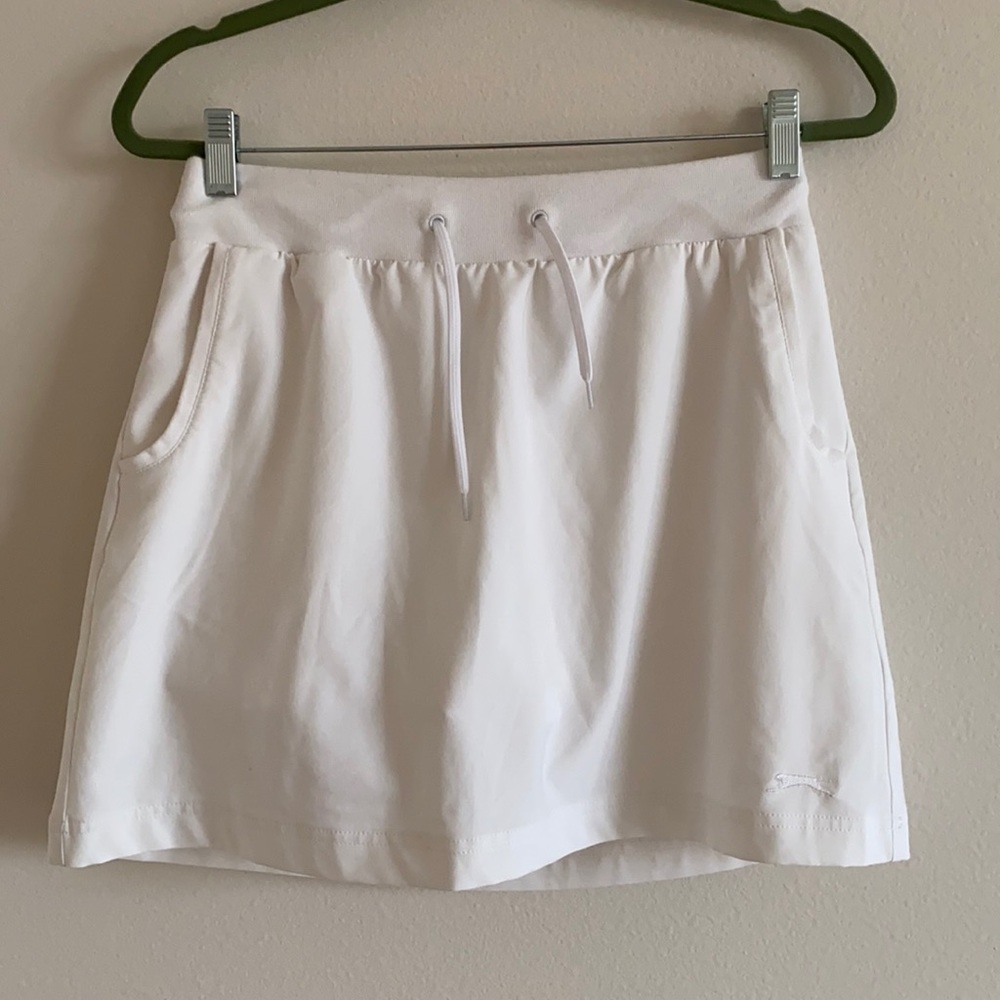Slazenger golf skirt skort built in shorts white